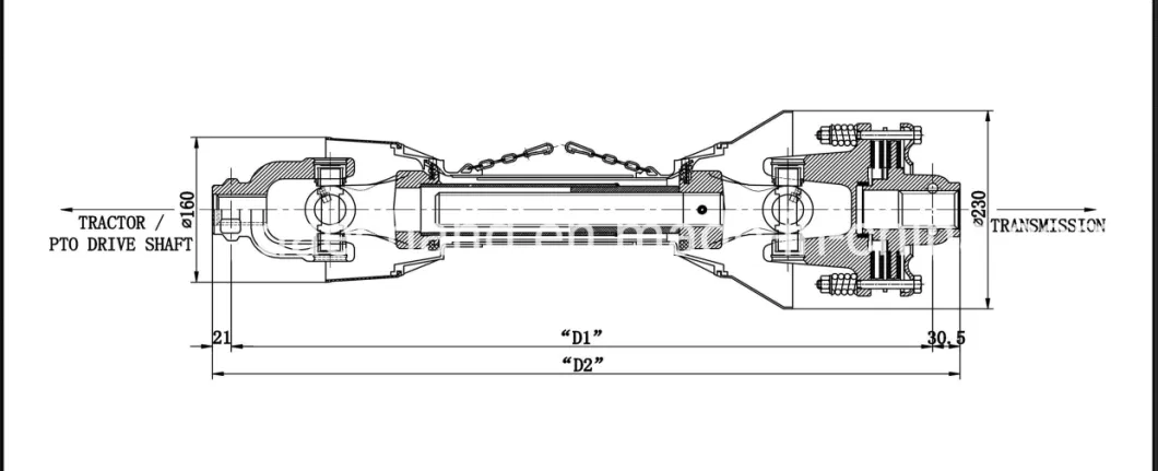 Widely Used Pto Shaft for Agricultural Machinery